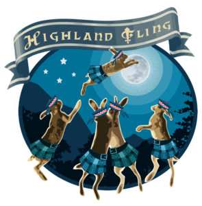 HIGHLAND FLING BLUE